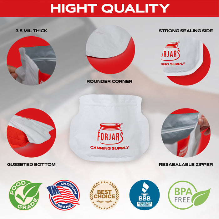 Forjars® - 20 count 24oz Mylar Bags