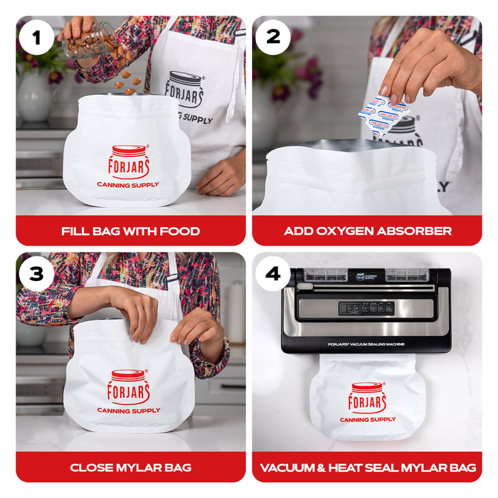 Forjars® - 20 count 24oz Mylar Bags