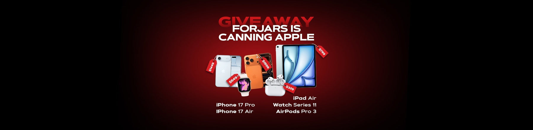 FORJARS IS CANNING APPLE GIVEAWAY