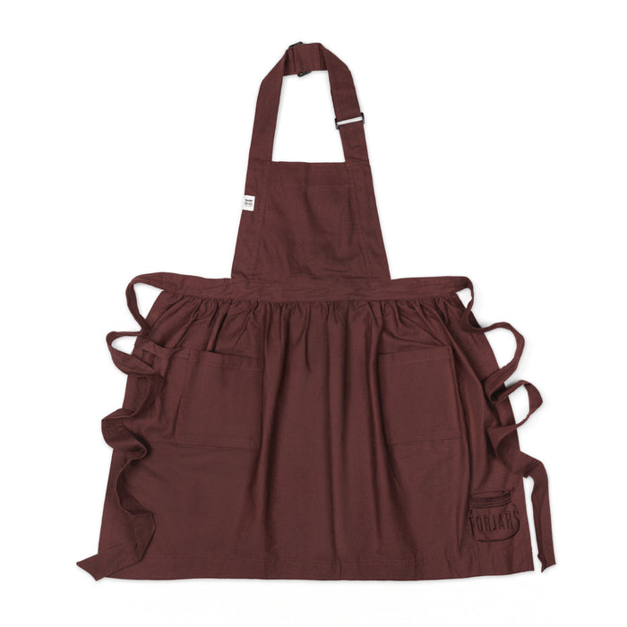 FORJARS®  Apron — Adjustable Fit Cotton-Linen & Denim Apron with Pockets, One Size Fits All, 5 Colors