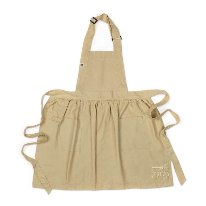 FORJARS®  Apron — Adjustable Fit Cotton-Linen & Denim Apron with Pockets, One Size Fits All, 5 Colors