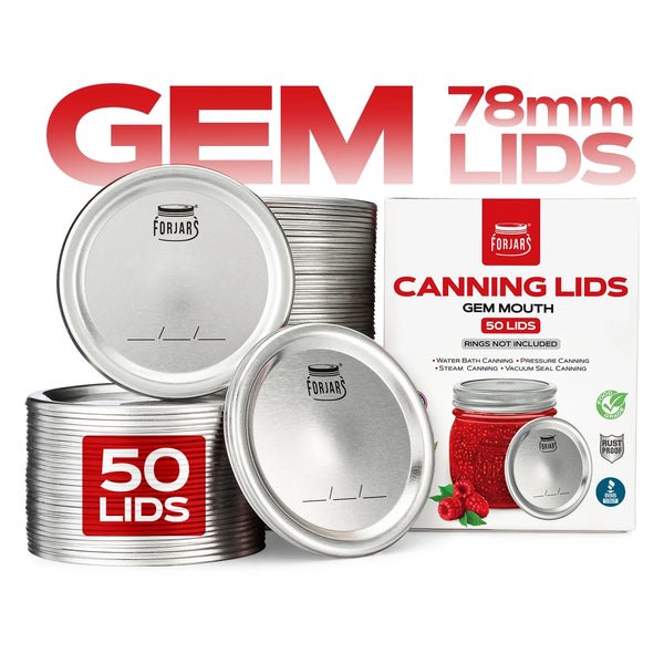 50 Gem Size Lids