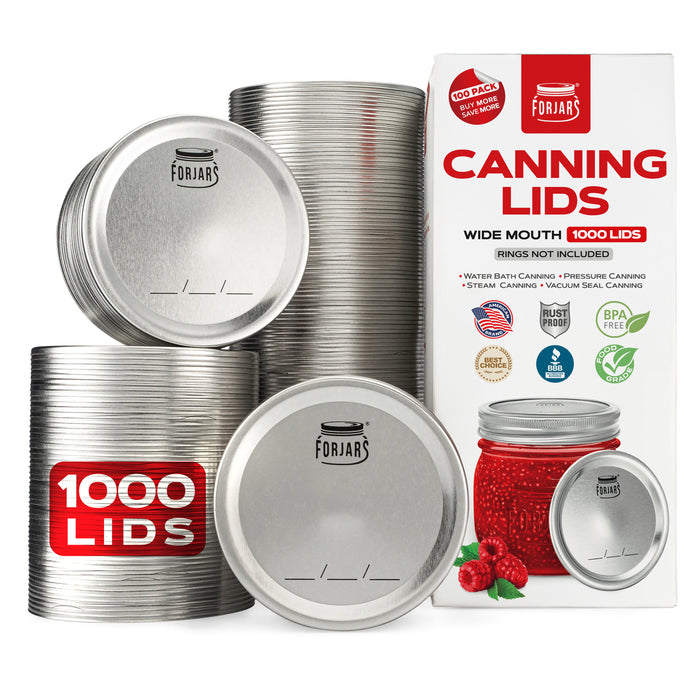 Forjars® - 1000 Wide Mouth Canning Lids