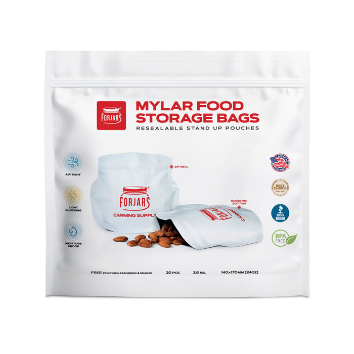 Forjars® - 20 count 24oz Mylar Bags