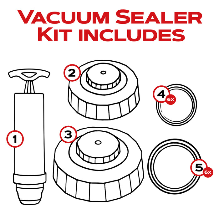 Forjars® - Vacuum Sealer Kit